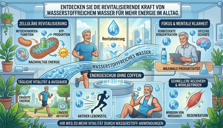 Entdecken Sie die revitalisierende Kraft von wasserstoffreichem Wasser für mehr Energie im Alltag