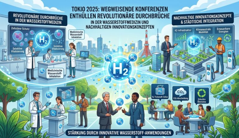 Tokio 2025 Wegweisende Konferenzen enthüllen revolutionäre Durchbrüche in der Wasserstoffmedizin und nachhaltigen Innovationskonzepten